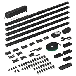 Фото #1 товара Карниз для штор с электроприводом CNK-M1-TY-RF-5M-BK (Arlight, IP20 Металл, 5 лет)