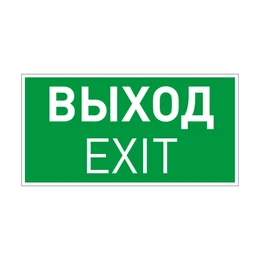 Фото #1 товара Пиктограмма EMGP-VECTOR-EXIT (Выход) (Arlight, Пластик)