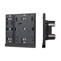 Фото #1 товара INTELLIGENT ARLIGHT Механизм панели KNX-302-22-IN Black (Bus) (IARL, IP20 Пластик, 2 года)