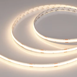 Фото #1 товара Светодиодная лента COB-X420-10mm 24V Warm3000 (4.8 W/m, IP20, 15m) (Arlight, 5 лет)