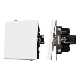 Фото #1 товара Механизм выключателя одноклавишный перекрёстный SWT-TENDO-MKX1-PL-WH (230V, 10A) (Arlight, -)