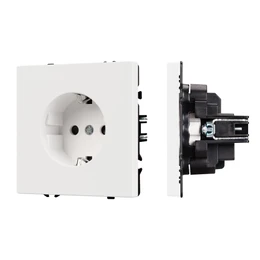 Фото #1 товара Механизм электрической розетки SCT-NOBE-MEU1-SFPL-WH (230V, 16A) (Arlight, -)