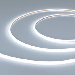 Фото #1 товара Светодиодная лента герметичная MICROLED-SEW-M320-3mm 24V White6000 (6 W/m, IP65, 5m) (Arlight, CRI>90)