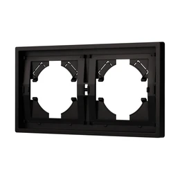 Фото #1 товара Рамка пластиковая FRM-TENDO-PL-2-BK (Arlight, -)