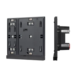 Фото #1 товара INTELLIGENT ARLIGHT Механизм панели KNX-302-22-IN Black (Bus) (IARL, IP20 Пластик, 2 года)