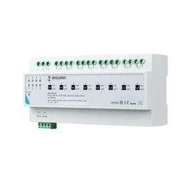 Фото #1 товара INTELLIGENT ARLIGHT Релейный модуль DALI2-708-82-ADDR-DRO-DIN Grey (230V, 8x16A) (IARL, IP20 Пластик, 3 года)