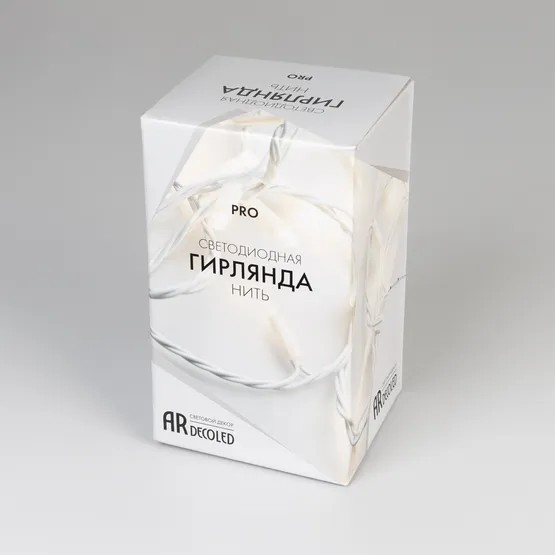 Фото #6 товара Светодиодная гирлянда ARD-STRING-PRO-10000-BLACK-100LED-STD WARM (230V, 7W) (Ardecoled, IP65)