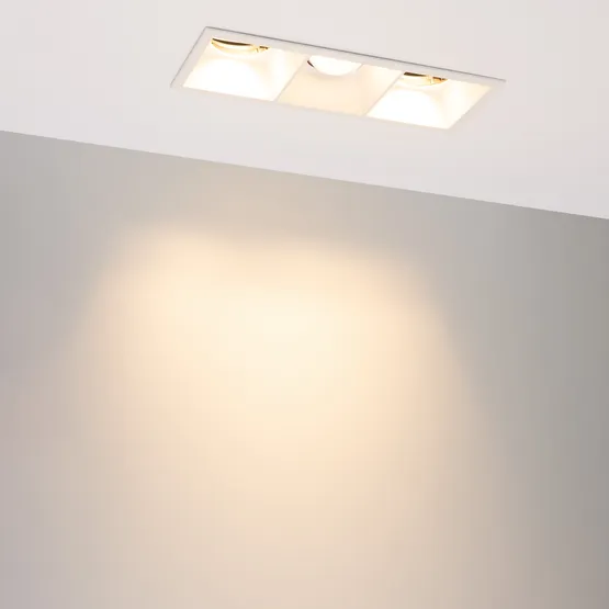 Фото #3 товара Светильник MS-FLOW-BUILT-S230x85-3x12W Warm3000 (WH, 15 deg, 230V) (Arlight, IP20 Металл, 5 лет)