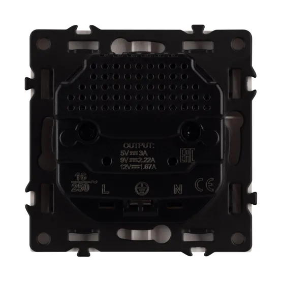 Фото #4 товара Механизм розетки с USB зарядкой SCT-NOBE-MUCC-SFPL-GD (230V, 16A) (Arlight, -)