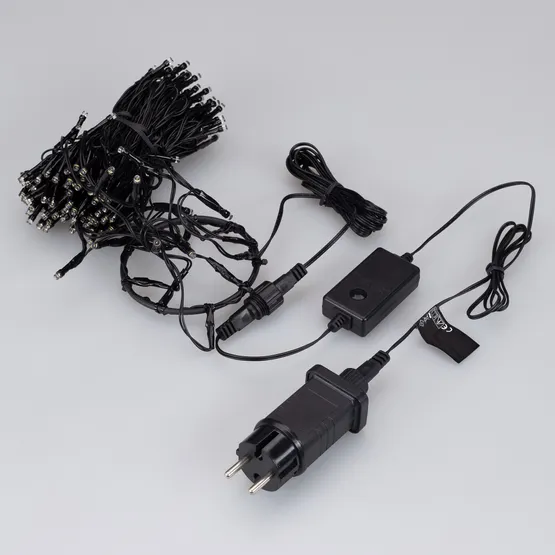 Фото #4 товара Светодиодная гирлянда Лучи Смарт ARD-GALA-CLASSIC-2000-BLACK-200LED Warm (230V, 4.7W, Tuya Wi-Fi) (Ardecoled, IP65)