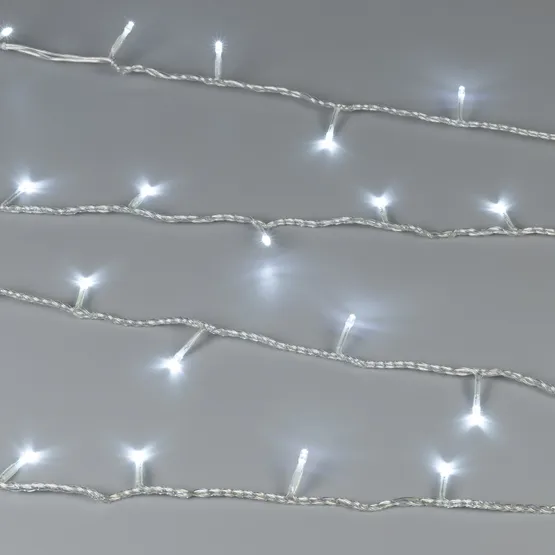 Фото #4 товара Светодиодная гирлянда ARD-STRING-HOME-5000-CLEAR-50LED-STD WHITE (230V, 3.5W) (Ardecoled, IP20)