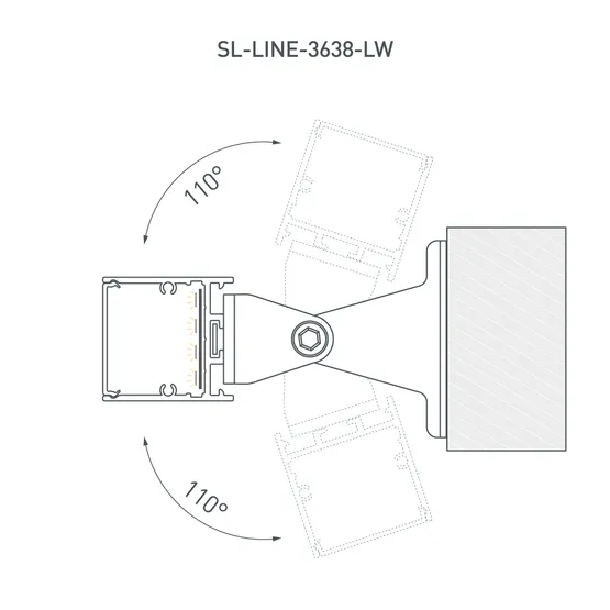 Фото #4 товара Профиль SL-LINE-3638-LW-2000 WHITE (Arlight, Алюминий)