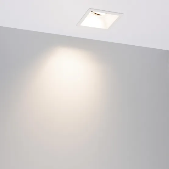 Фото #4 товара Светильник MS-FLOW-BUILT-S85x85-6W Day4000 (WH, 38 deg, 230V) (Arlight, IP20 Металл, 5 лет)