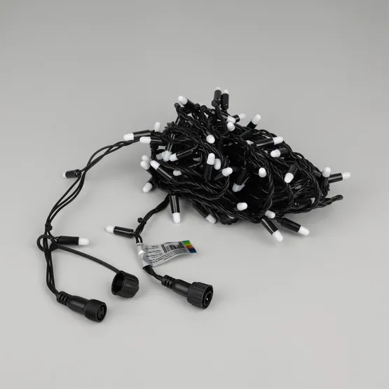 Фото #10 товара Светодиодная гирлянда ARD-STRING-CLASSIC-10000-BLACK-100LED-MILK-SYNC RGB (230V, 6.5W) (Ardecoled, IP65)