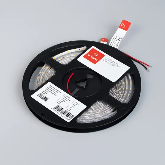 Фото #2 товара Светодиодная лента герметичная ULW-SE-A80-5mm 24V Warm3500 (5 W/m, IP65, 5m) (Arlight, CRI>90)