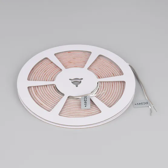 Фото #3 товара Светодиодная лента герметичная MICROLED-SEW-M320-3mm 24V Warm3500 (6 W/m, IP65, 5m) (Arlight, CRI>90)