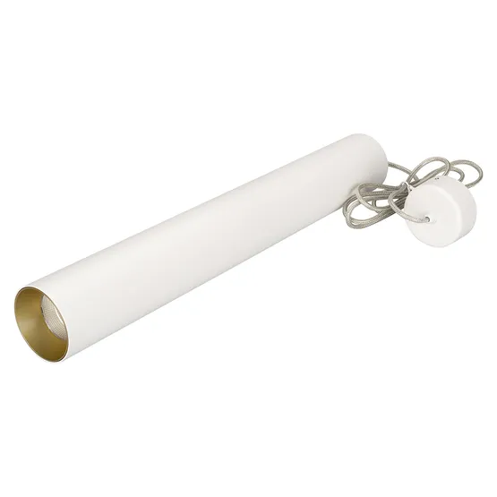 Фото #1 товара Светильник SP-POLO-HANG-LONG450-R65-8W Warm3000 (WH-GD, 40 deg) (Arlight, IP20 Металл, 5 лет)