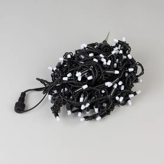 Фото #7 товара Светодиодная гирлянда ARD-STRING-CLASSIC-20000-BLACK-200LED-MILK-SYNC RGB (230V, 13W) (Ardecoled, IP65)