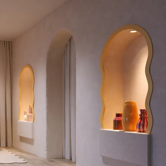 Фото #3 товара Светильник MS-FLOW-BUILT-S157x85-2x6W Warm3000 (WH, 55 deg, 230V) (Arlight, IP20 Металл, 5 лет)