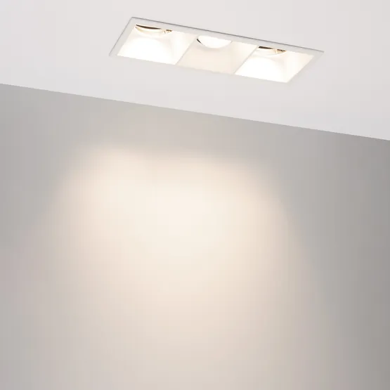 Фото #2 товара Светильник MS-FLOW-BUILT-S230x85-3x12W Day4000 (WH, 15 deg, 230V) (Arlight, IP20 Металл, 5 лет)