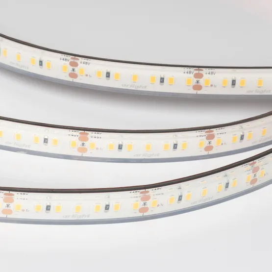 Фото #3 товара Светодиодная лента герметичная RTW-PFS-A140-12mm 48V Day4000 (12 W/m, IP68, 20m) (Arlight, -)
