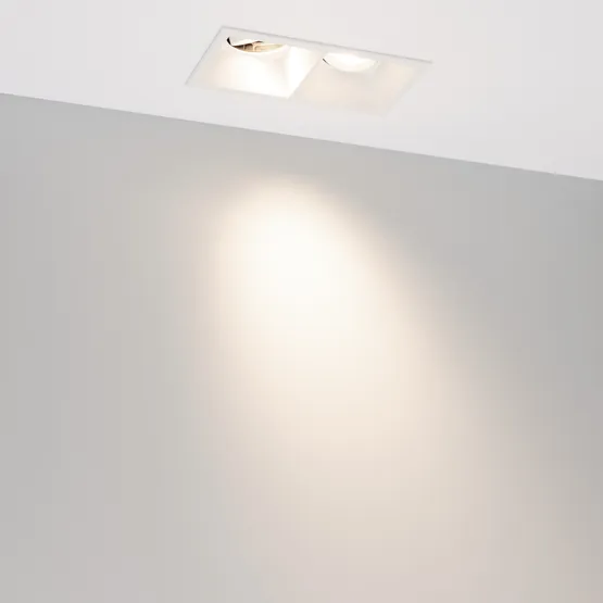 Фото #2 товара Светильник MS-FLOW-BUILT-S157x85-2x6W Day4000 (WH, 38 deg, 230V) (Arlight, IP20 Металл, 5 лет)