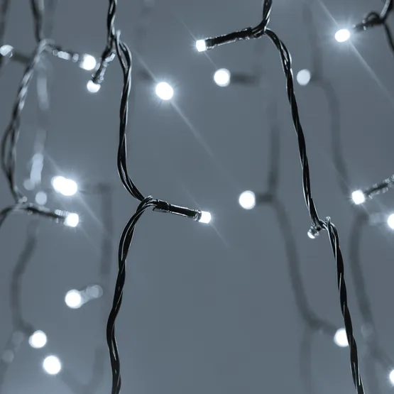 Фото #3 товара Светодиодная гирлянда Лучи Смарт ARD-GALA-CLASSIC-2000-BLACK-200LED White (230V, 4.7W, Tuya Wi-Fi) (Ardecoled, IP65)