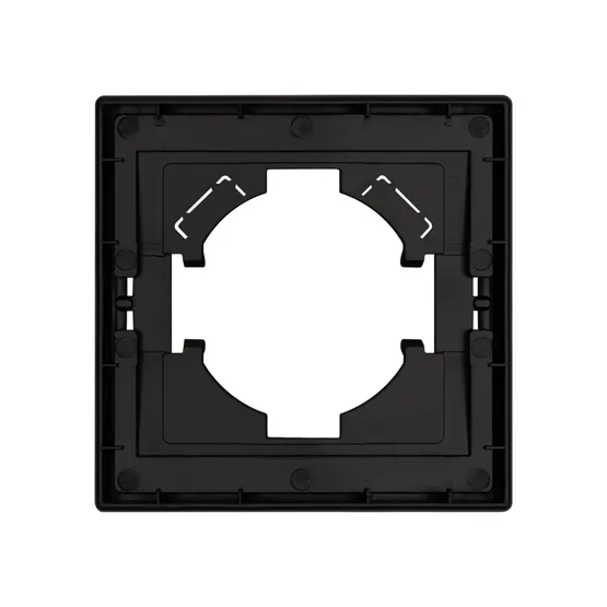 Фото #2 товара Рамка пластиковая FRM-TENDO-PL-1-BK (Arlight, -)