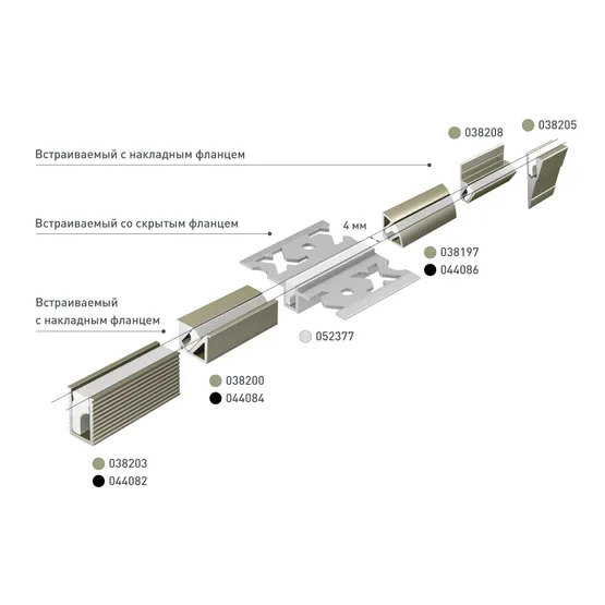 Фото #10 товара Профиль SL-MINI-SHELF-H9-2000 ANOD OLIVE GREY (Arlight, Алюминий)