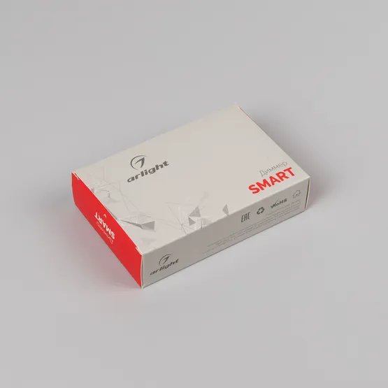 Фото #3 товара INTELLIGENT ARLIGHT Диммер SMART-PWM-101-73-DIM-PD-SUF Black (12-48V, 1x20A, 2.4G) (IARL, IP20 Металл, 5 лет)