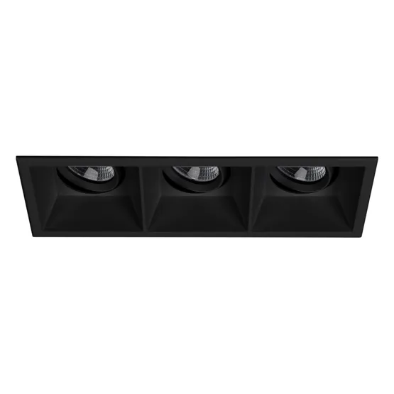 Фото #1 товара Светильник MS-FLOW-BUILT-S230x85-3x12W Warm3000 (BK, 55 deg, 230V) (Arlight, IP20 Металл, 5 лет)