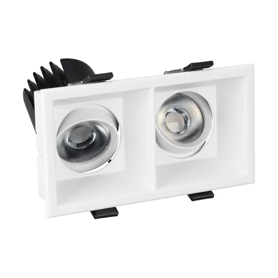 Фото #2 товара Светильник MS-FLOW-BUILT-S157x85-2x12W Day4000 (WH, 15 deg, 230V) (Arlight, IP20 Металл, 5 лет)