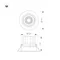 Минифото #2 товара Светильник MS-VORTEX-BUILT-R135-30W Warm3000 (WH-WH, 50 deg, 230V) (Arlight, IP20 Металл, 5 лет)