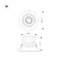 Минифото #2 товара Светильник MS-VORTEX-BUILT-R110-20W Warm3000 (WH-WH, 20 deg, 230V) (Arlight, IP20 Металл, 5 лет)