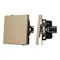 Минифото #1 товара Механизм звонкового выключателя SWT-TENDO-MKR1-SFPL-GD (230V, 10A) (Arlight, -)
