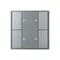 Минифото #2 товара INTELLIGENT ARLIGHT Кнопочная панель DALI-201-23-1G-4SC-IN Silver (BUS, Frame) (IARL, IP20 Металл, 3 года)