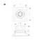 Минифото #2 товара Светильник MS-VORTEX-BUILT-S117x117-20W Warm3000 (WH-WH, 20 deg, 230V) (Arlight, IP20 Металл, 5 лет)