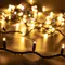 Минифото #1 товара Светодиодная гирлянда ARD-STRING-PRO-10000-BLACK-100LED-FLASH WARM (230V, 7W) (Ardecoled, IP65)