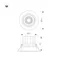 Минифото #2 товара Светильник MS-VORTEX-BUILT-R90-12W Warm3000 (WH-WH, 20 deg, 230V) (Arlight, IP20 Металл, 5 лет)